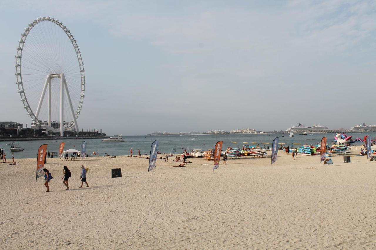 Newly Furnished One Bedroom Apartment Next To Metro & Beach In Marina Residence Dubai Exterior foto