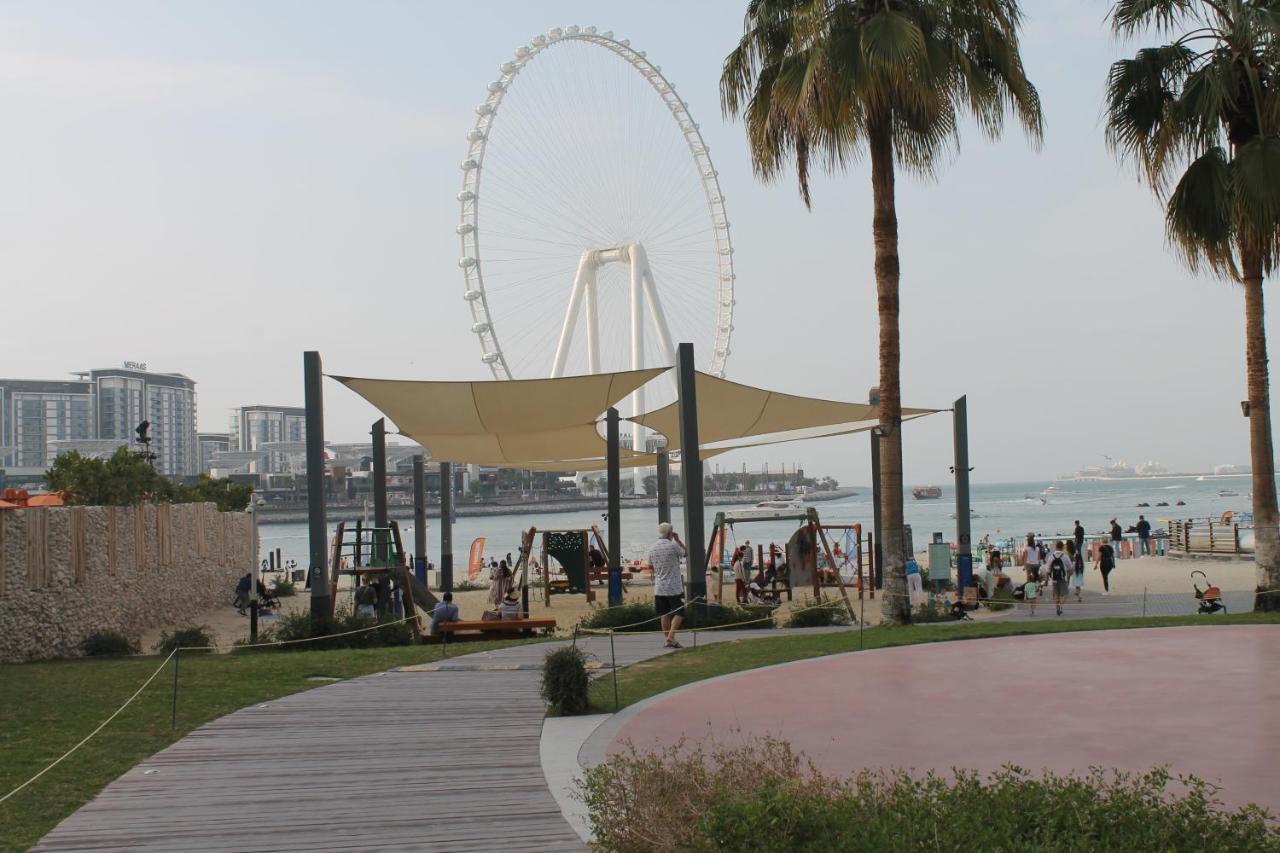 Newly Furnished One Bedroom Apartment Next To Metro & Beach In Marina Residence Dubai Exterior foto